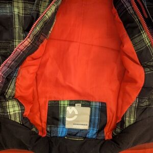 Women's Black and Red Ski Jacket